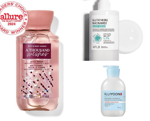 Body wash cover photo collage