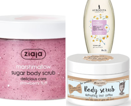Showering products🦋 cover photo collage