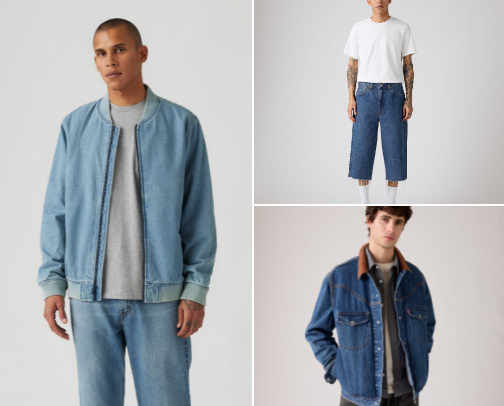 Denim for HIM cover photo collage