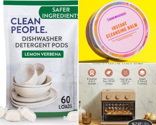 🧺 Healthy Home & Skincare Favorites for the Crunchy Girlies 🌿 cover photo collage
