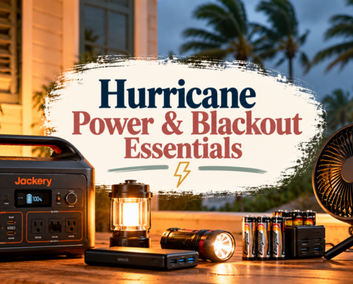 Hurricane Power & Blackout Essentials cover photo collage