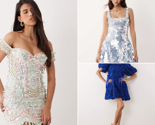 Designer Party Dresses Under $400 That Look Expensive cover photo collage