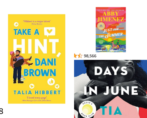 Books to Fall in Love with cover photo collage