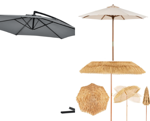 Parasols cover photo collage