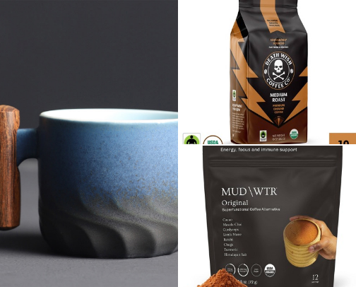 Coffee for the crunchy girls! ☕️🌲 cover photo collage