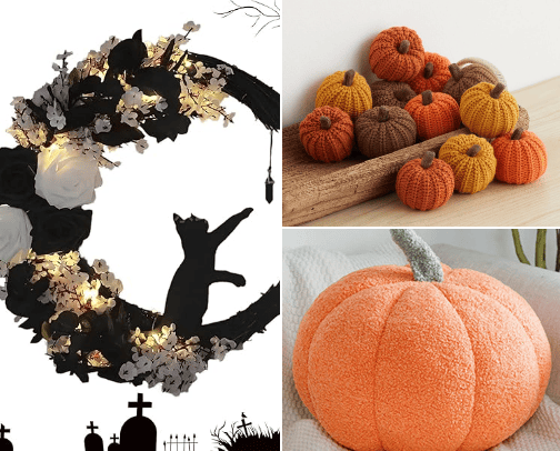 Spooky Chic: A Curated Halloween Decor Collection- Amazon Finds cover photo collage