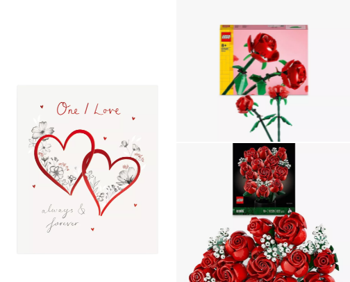 presents for Valentine’s Day ❤️(for him and her) cover photo collage