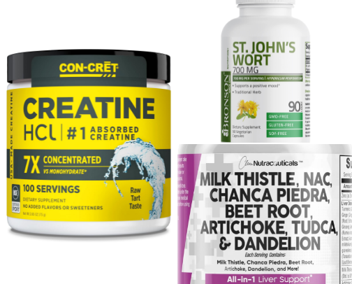 My Favorite Health Items cover photo collage