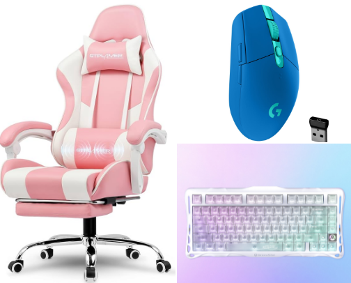 Clicky Keys & Cozy Vibes: What’s in My WFH Office cover photo collage