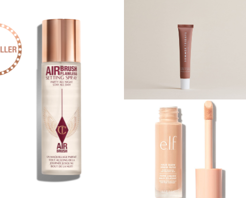 2025 makeup must haves! cover photo collage