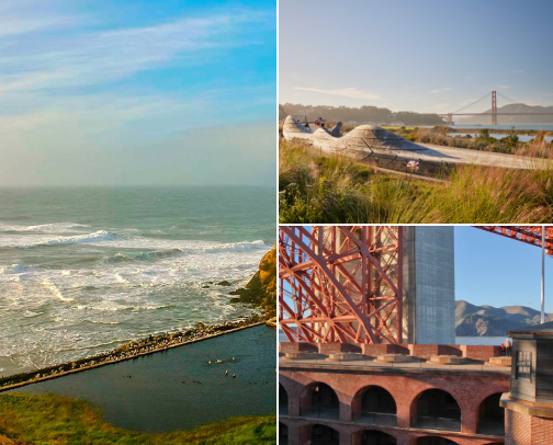 San Francisco for Design, Food, and Views cover photo collage