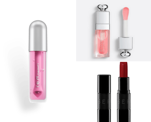 lip products  cover photo collage