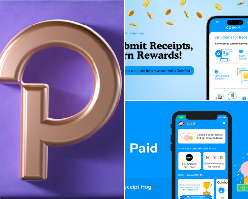 The Cashback Crew: Rewards & Receipt Apps I Actually Use cover photo collage