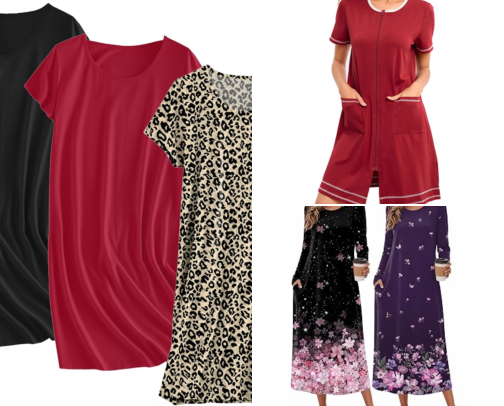 Top 10 Cotton Nightgowns for Women cover photo collage