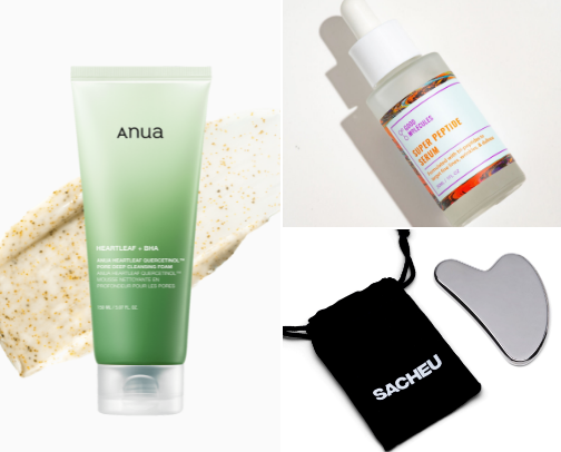 Morning Skincare Routine cover photo collage