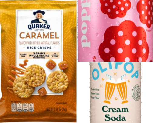 Fav Snacks & Drinks 🍿🥤 cover photo collage