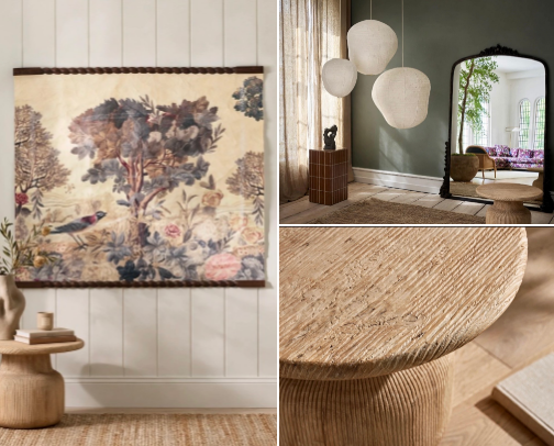 The Mushroom Table Edit: My Wabi-Sabi, Organic Modern Finds cover photo collage