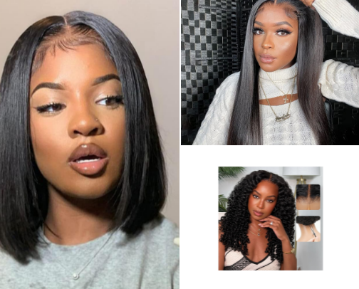 Wigs and things cover photo collage