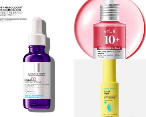 Dark Spot / Melasma Skincare cover photo collage