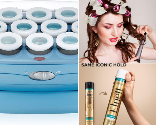 Hot Roller Routine Inspired by Dita Von Teese cover photo collage