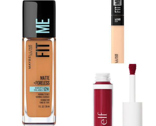 My favorite drug store makeup items cover photo collage