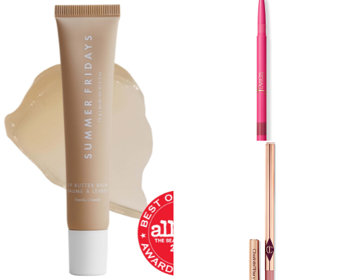 Lip products you will find in my purse cover photo collage