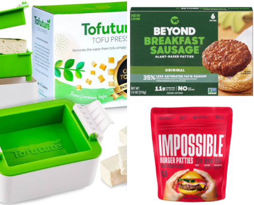 Hooked On Vegetarian Living cover photo collage