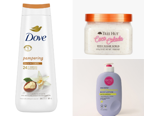 Shower Essentials 🚿🧖🏼‍♀️🧴 cover photo collage
