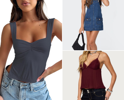 clothes for college cover photo collage