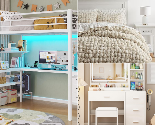 Girls Room Makeover cover photo collage