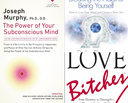 My fav self improvement books for women or really anyone cover photo collage