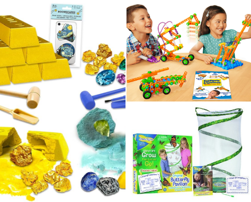 STEM toys for the curious minds. cover photo collage