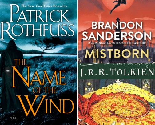 Books for Fantasy Lovers, Mystery Fans & Curious Minds cover photo collage