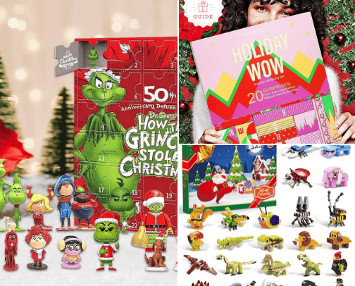 Advent calendars cover photo collage