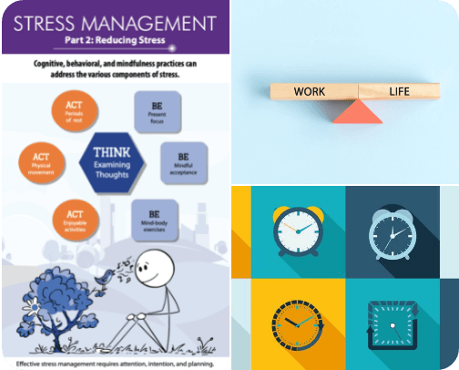 Steps to Mastering the Work-Life Balance cover photo collage