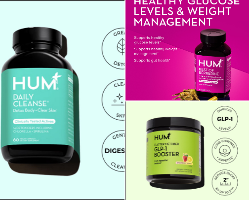 HUM Nutrition cover photo collage