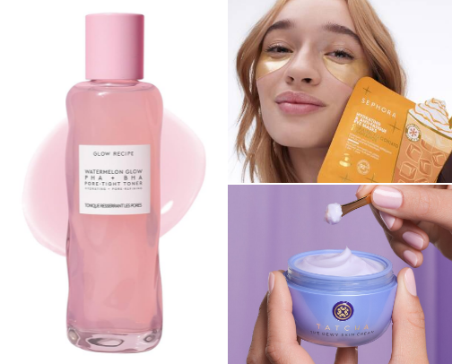 Skin care 🌷✨️ cover photo collage