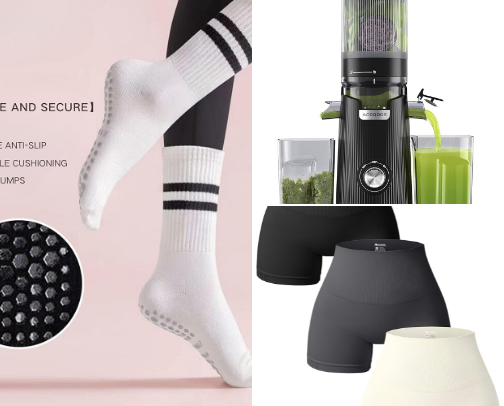Workout must haves 👟🎀 cover photo collage