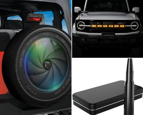 Ford Bronco Accessories cover photo collage