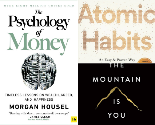 My Top Notch Books for Self-Growth / Learning cover photo collage