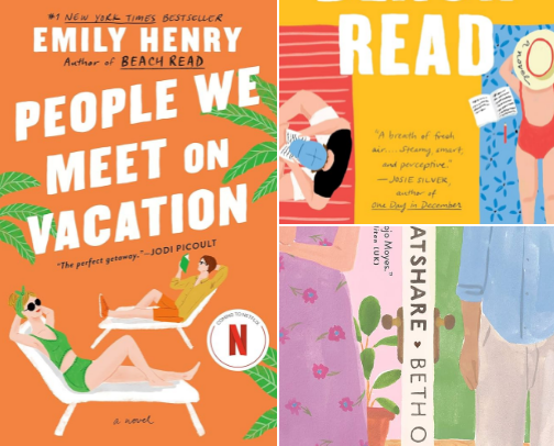 Woman Authors Only March Reading List cover photo collage