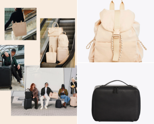 Travel luggage cover photo collage