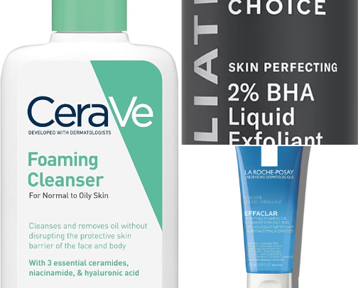 Copy of Simple routine for Oily skin, Acne-Prone Skin cover photo collage