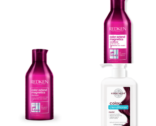 hair care (including color-treated hair!) cover photo collage