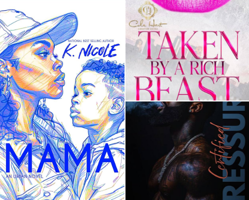My 4-5 ⭐ Urban Romance/Black Author Reads cover photo collage