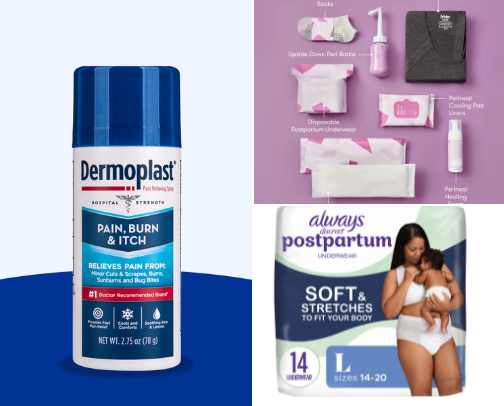Postpartum needs cover photo collage