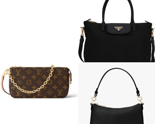 IT girl handbags cover photo collage