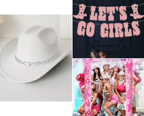 Cow Girl Themed Bachelorette Party cover photo collage