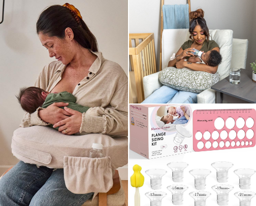 Breastfeeding & pumping MUST haves! cover photo collage