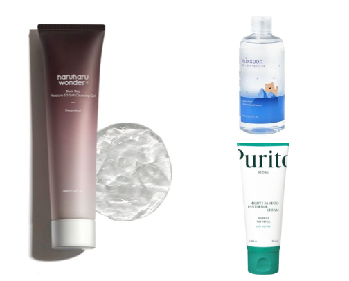 Combination skin skincare favs✨ cover photo collage